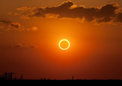 كسوف جزئي للشمس في سماء فلسطين