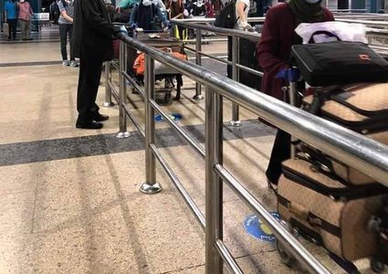 خلال عودة المواطنين العالقين في مصر لفلسطين عبر مطار القاهرة