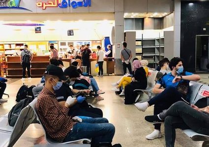 خلال عودة المواطنين العالقين في مصر لفلسطين عبر مطار القاهرة