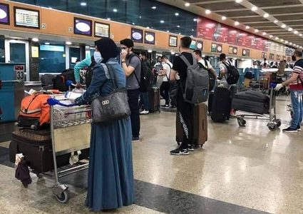 خلال عودة المواطنين العالقين في مصر لفلسطين عبر مطار القاهرة