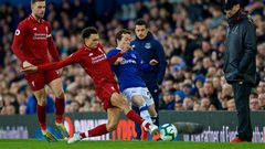 ليفربول يسقط في فخ التعادل السلبي أمام إيفرتون