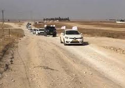 مظاهرة في النقب ضد الهدم والترحيل