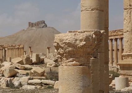 روسيا تصور فيلما عن تدمر السورية