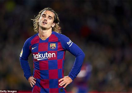 غريزمان يواصل أرقامه السلبية مع برشلونة