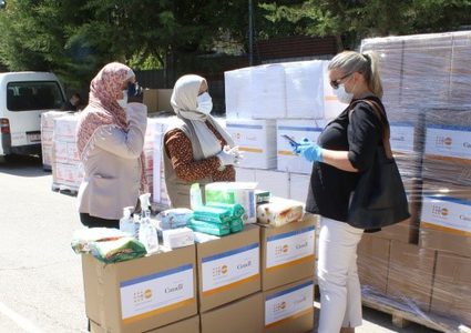 اطلاق حملة لتوزيع الطرود الصحية للاشخاص ذوي الاعاقة