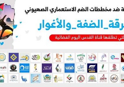 اطلاق الحملة الاعلامية العالمية ضد سرقة الضفة والأغوار