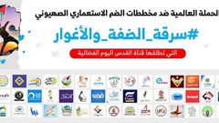 اطلاق الحملة الاعلامية العالمية ضد سرقة الضفة والأغوار