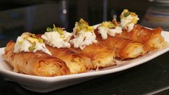 طريقة تحضير لفائف القشطة