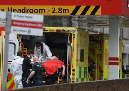 بريطانيا: ما يقارب 55 الف حالة وفاة بفيروس كورونا