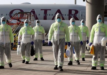 تأثير أزمة كورونا على حركة الطيران في الشرق الأوسط وشمال إفريقيا