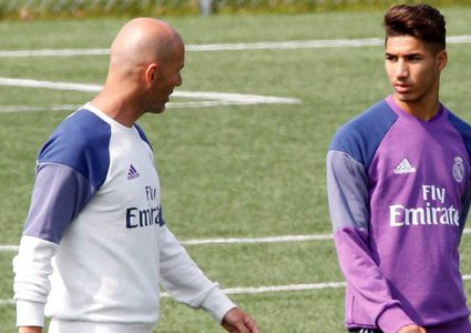 زيدان وراء رحيل حكيمي عن ريال مدريد