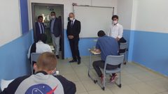 انطلاق امتحانات "التوجيهي" بمدرسة فلسطينية بتركيا