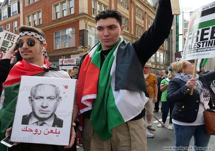 مسيرة احتجاجية ضد خطة الضم في العاصمة الفنلندية