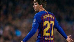 برشلونة يعيد ميراندا إلى صفوف النادي الكتالوني