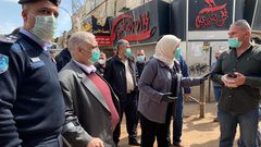 غنام: تم حصر الخارطة الوبائية للمخالطين في مخيم الجلزون