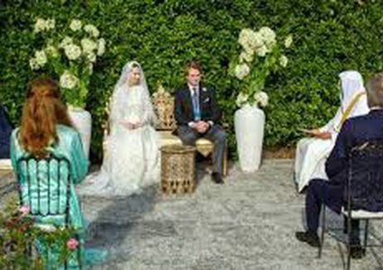 عقد قران الأميرة الأردنية راية بنت الحسين على صحفي بريطاني