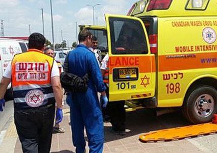 إصابة عامل بجراح متوسطة