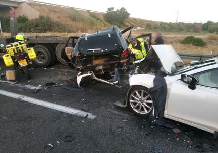 9 إصابات في حادث طرق