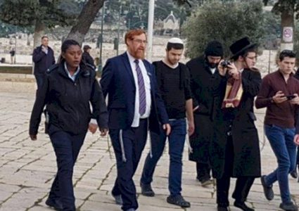 مستوطنون بقيادة المتطرف غليك يقتحمون "الأقصى"