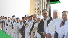 السيسي يلتقي وفد مشايخ وأعيان القبائل الليبية