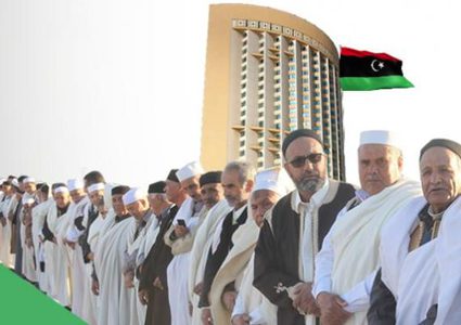 السيسي يلتقي وفد مشايخ وأعيان القبائل الليبية