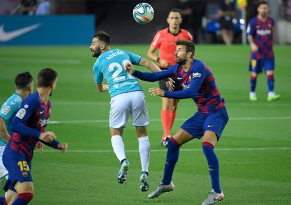 شاهد أهداف مباراة برشلونة وأوساسونا في الدوري الاسباني