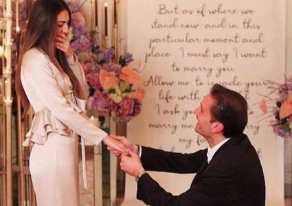 فاليري أبو شقرا تودع العزوبية