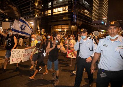 شرطة الاحتلال تقمع المظاهرات الاحتجاجية ضد فشل وفساد نتنياهو