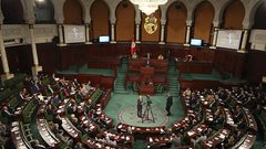 انطلاق جلسة سحب الثقة من رئيس البرلمان التونسي