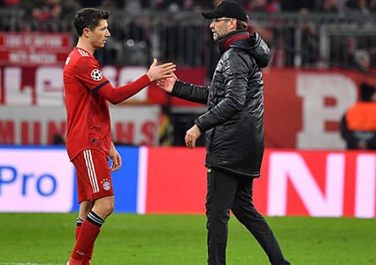 ليفاندوفسكي يكشف حقيقة مدرب ليفربول