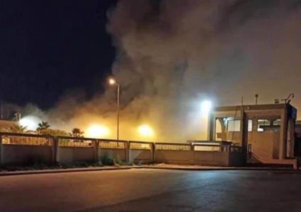 ليبيا: حريق ضخم في مطار مصراته الدولي