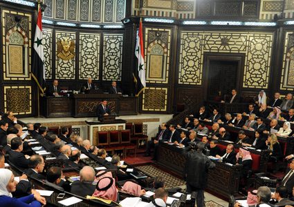 سوريا: الاثنين القادم أولى جلسات أعضاء مجلس الشعب الجديد