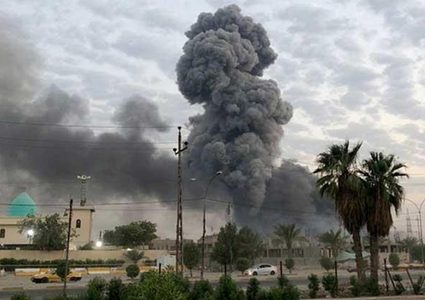 سقوط صاروخ "كاتوشيا" في محيط المنطقة الخضراء بالعراق