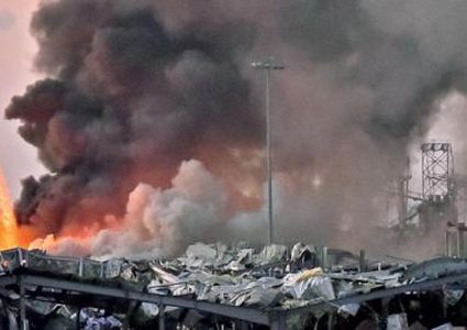 إصابة 5 أشخاص في سفارة هولندا بانفجار مرفأ بيروت