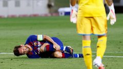 ميسي يثير ذعر برشلونة قبل لقاء بايرن ميونخ