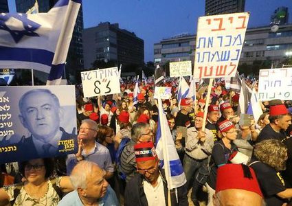 استمرار المظاهرات المطالبة باستقالة نتنياهو