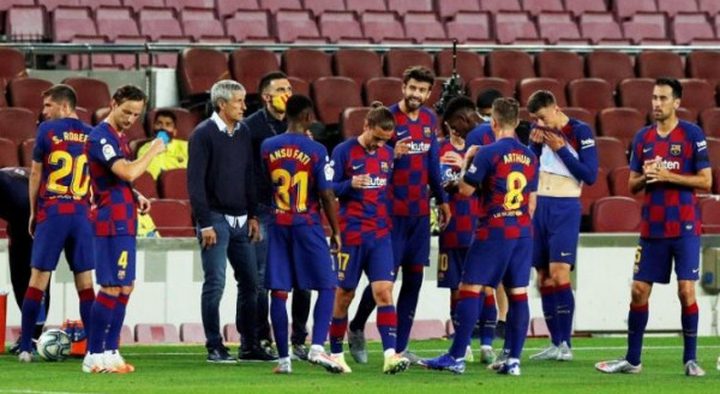 برشلونة يعلن إصابة أحد لاعبيه بفيروس كورونا