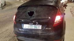 مستوطنون يرشقون مركبة مواطن بالحجارة جنوب نابلس