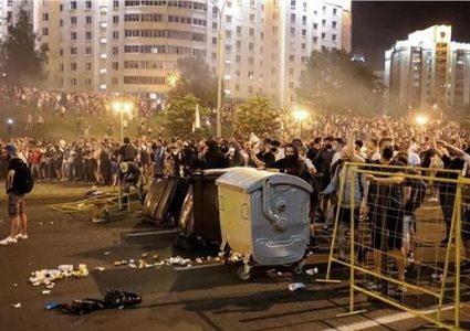 تجدد الاشتباكات في بيلاروس