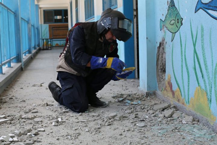 الخارجية تدين استهداف طائرة الاحتلال لمدرسة في غزة