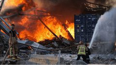 الرئيس اللبناني: مساعدات انفجار بيروت ستذهب إلى مستحقيها