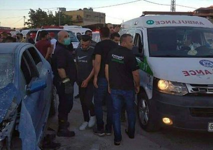 الشرطة: 4 اصابات نتيحة حادث سير على طريق روجيب نابلس