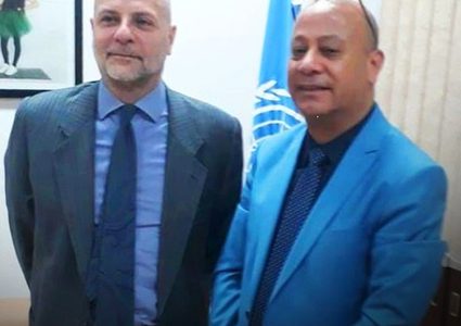 ابو هولي وكوردوني يبحثان اوضاع اللاجئين في مخيمات لبنان