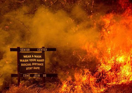 صورة "جهنمية" تلخص عام 2020 المليء بالفوضى