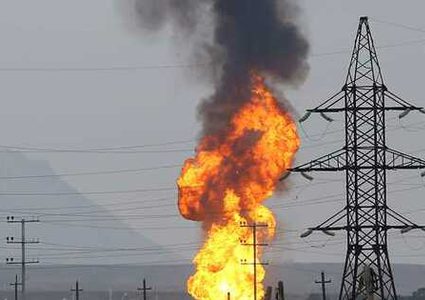 انقطاع الكهرباء عن كامل سوريا جراء انفجار في خط الغاز العربي