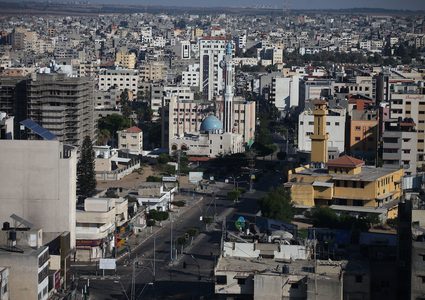 الاضراب الشامل يعم قطاع غزة