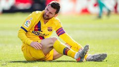 ميسي يشارك في أول تمرين لبرشلونة مع كومان