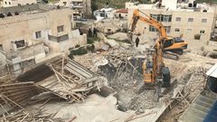 جنين: الاحتلال يهدم مبنى قيد الانشاء في عرابة