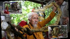 شاهد عجوز فيتنامي لم يغسل شعره منذ 80 عاما