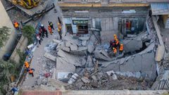 مصرع 29 شخصا في إنهيار مطعم صيني